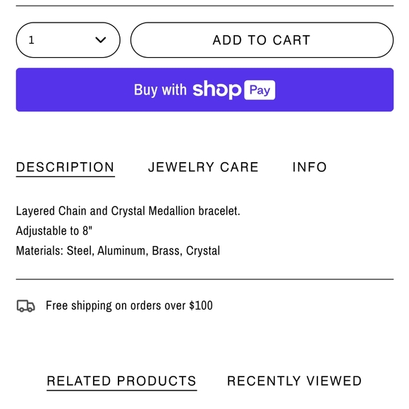 NWT TARINA TARANTINO GOLD TONE RHINESTONE BRACELET - Picture 4 of 5